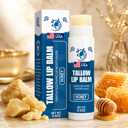 Cortiv8 Grass-Fed Tallow Honey Lip Balm